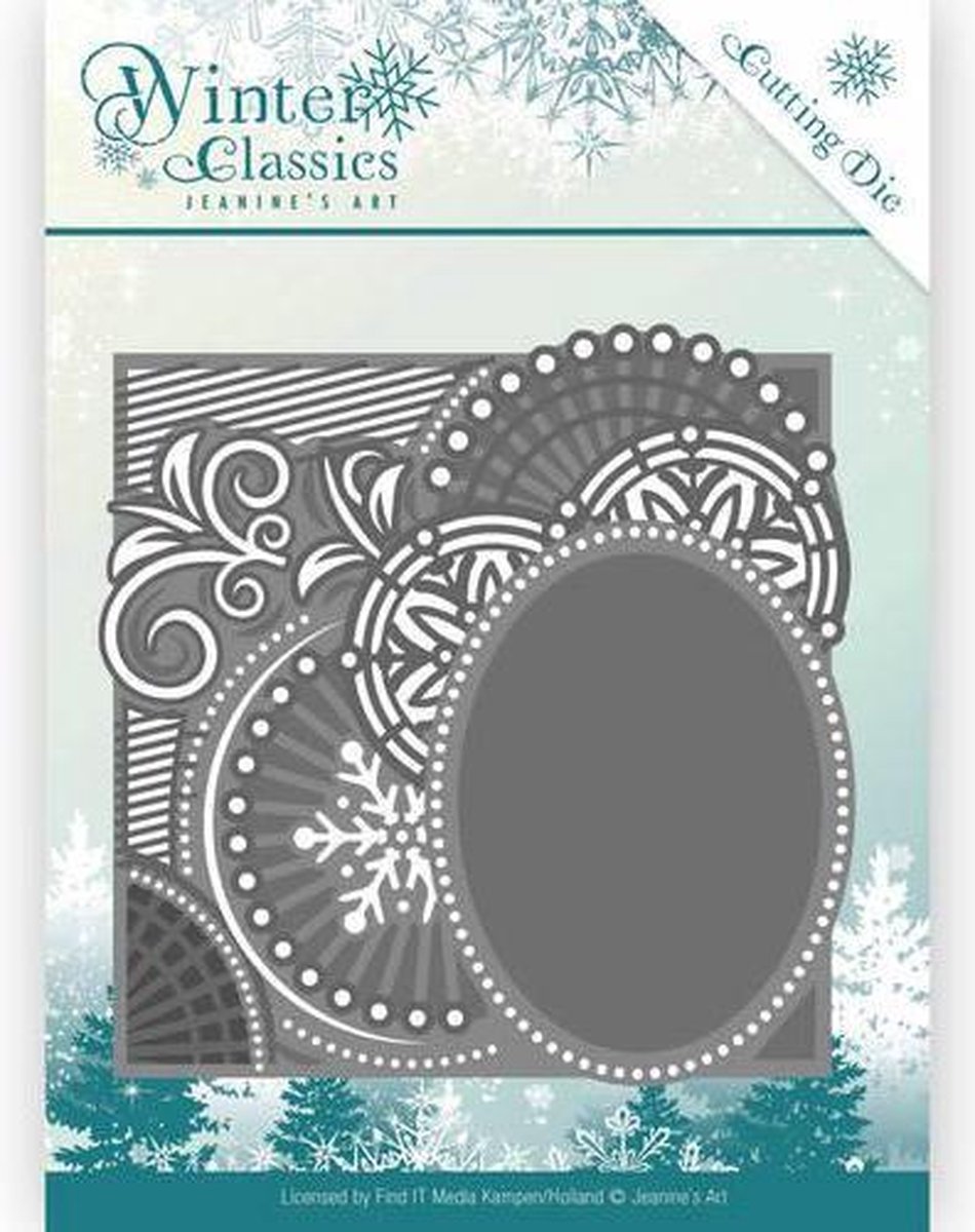 Mal - Jeanines Art - Winter Classics - Gekrulde Omlijsting